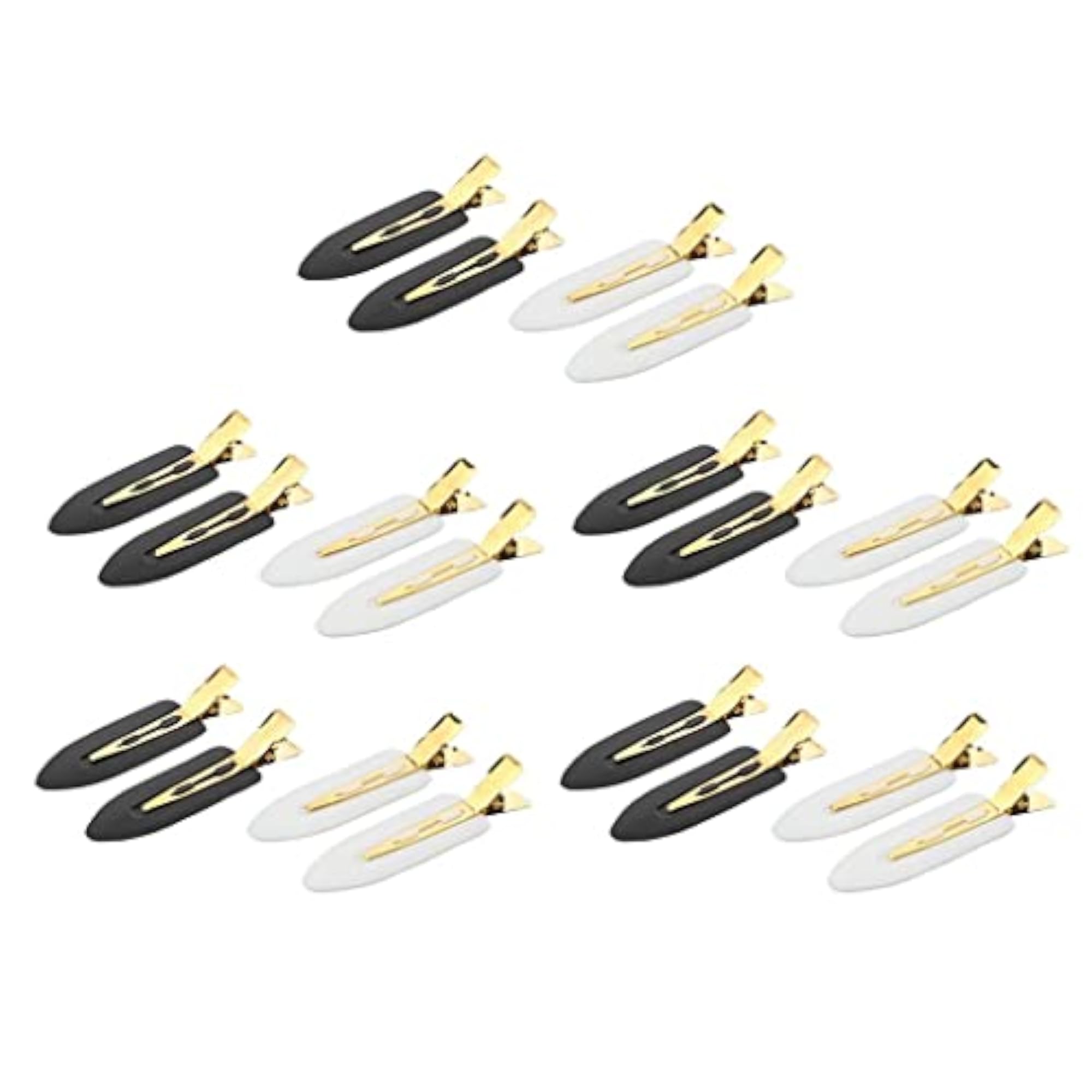 20x No Bend Hair Clips, Makeup Clamps for Hair Styling